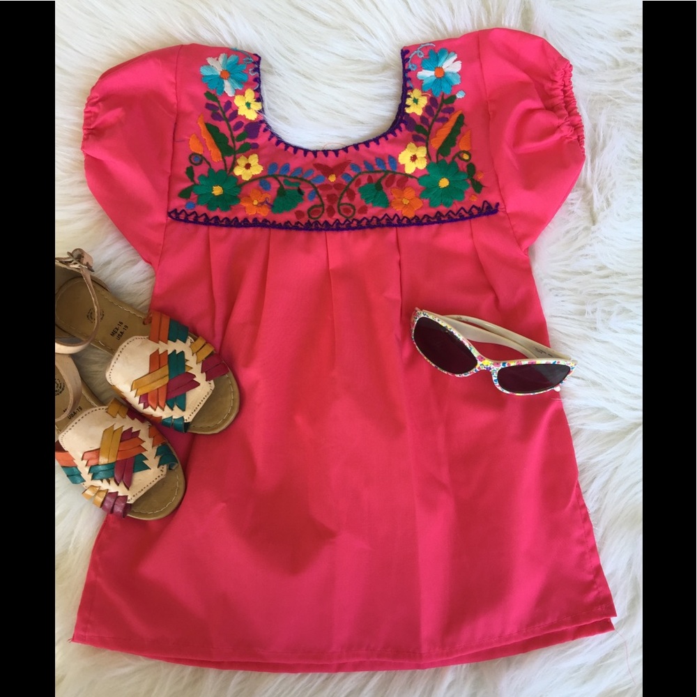ALL SIZES Girls blouses embroidered NEW